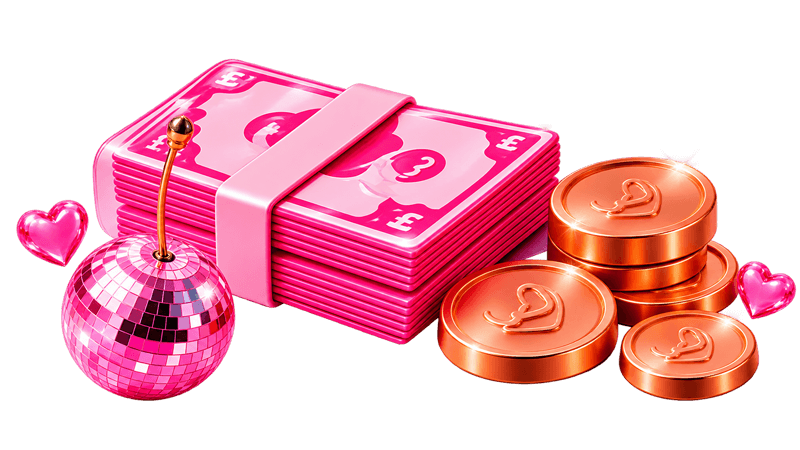 Sparkly cash prizes